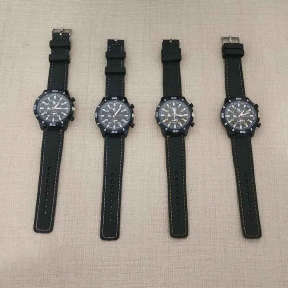 Mens GT F1 Grand Touring Sports Watch Quartz Analog Silicone Band